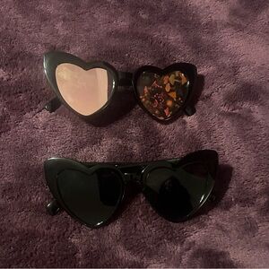Heart shaped sunglasses
